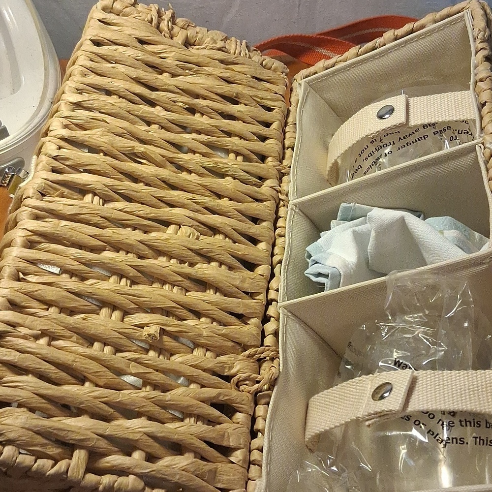 Hearth & Hand Woven Drink Carrier - Picture 10 of 15